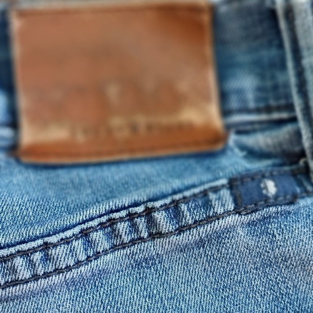 Lucky Brand 410 Athletic Slim Mens Jeans Light Wash 36x32 Blue Denim - Picture 5 of 10